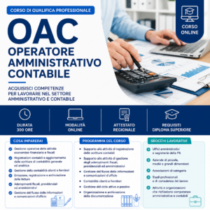 Corso Operatore Amministrativo Contabile - valido per graduatoria ATA