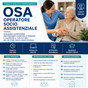 Corso OSA – Operatore Socio Assistenziale