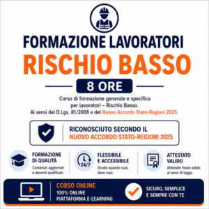 Corso Formazione Lavoratori rischio basso