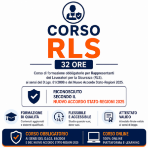 Corso RLS (Rappresentate dei lavoratori per la sicurezza)